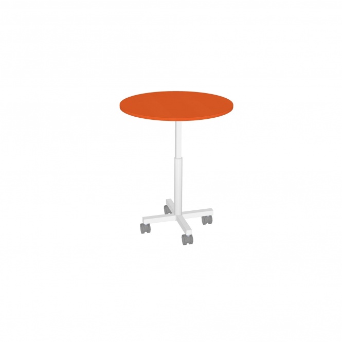 Rundtisch,  80 cm Durchmesser, Höhe verstellbar von 80-120 cm, rund, 